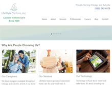 Tablet Screenshot of lifestyleoptions.com